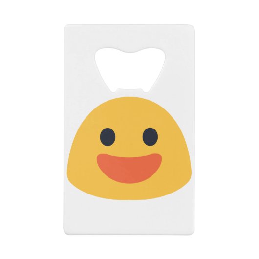 Smile Emoji Geldbeutel Flaschenöffner (Vorderseite)