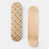 Smile Emoji Pattern Skateboard (Vorderseite)