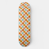 Smile Emoji Pattern Skateboard (Vorderseite)