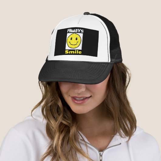 Smile emoji truckerkappe (Beispiel)
