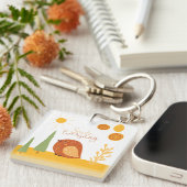 Smile Everyday Boho Bird Sunshine Niedlich Schlüsselanhänger (Vorderseite rechts)