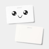Smile Face Ausweis (Vorder- & Rückseite)