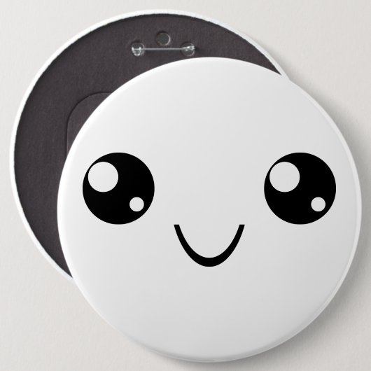 Smile Face Button (Vorne & Hinten)