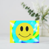 Smile Face Classic Postkarte (Stehend Vorderseite)