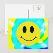 Smile Face Classic Postkarte (Vorne/Hinten)