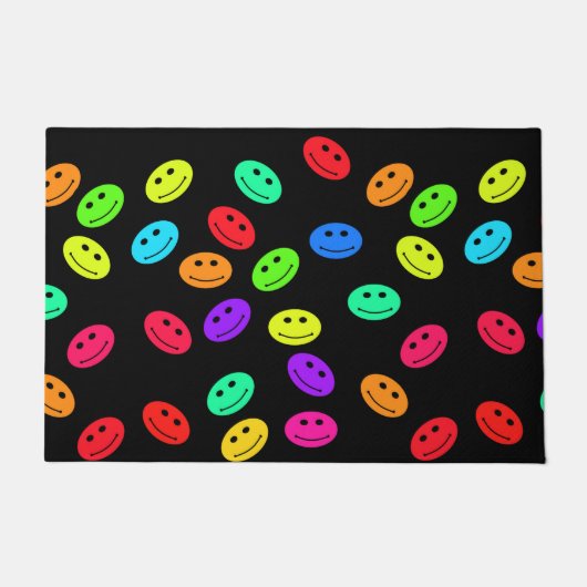 Smile Face Door Mat Fußmatte (Vorderseite)