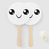 Smile Face Fächer (Vorne und Hinten)