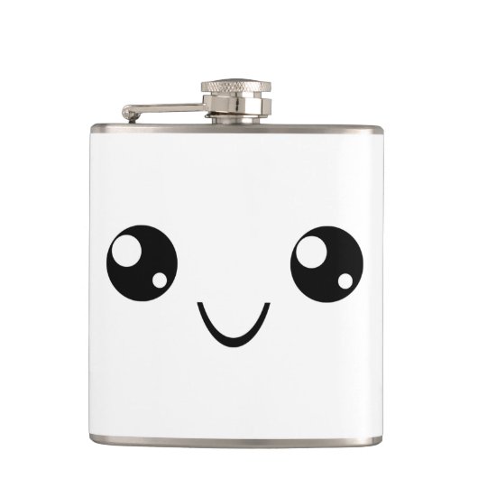 Smile Face Flachmann (Vorderseite)
