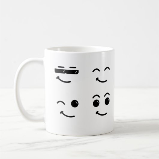 Smile Face Gesture Kaffeetasse (Links)