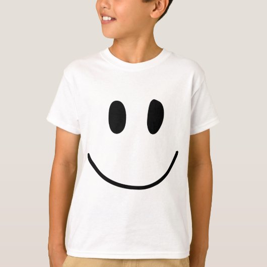 Smile Face Happy Graphic T-Shirt (Vorderseite)