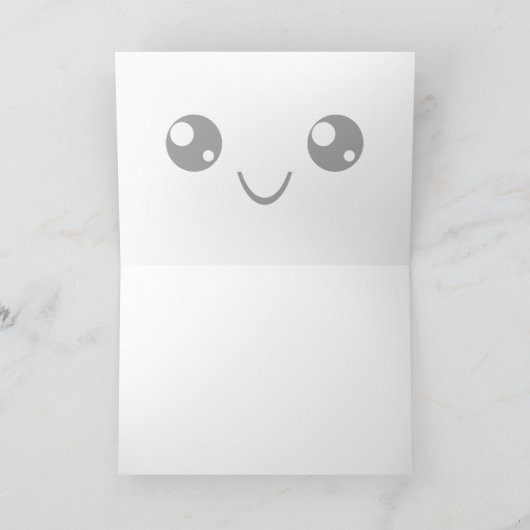 Smile Face Karte (Innenseite)