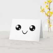 Smile Face Karte (Gelbe Blume)