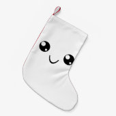 Smile Face Kleiner Weihnachtsstrumpf (Vorderansicht (hängend))