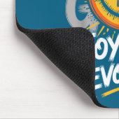 Smile Face Optimism Good Energy Mental Health Awar Mousepad (Ecke)