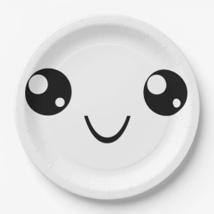 Smile Face Pappteller