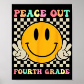 Smile Face Peace Out 4. Klasse CL 2023 Poster (Vorne)