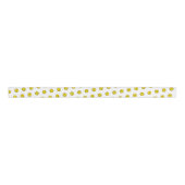 Smile Face Polka Dot Emojis Happy Yellow Fun Ripsband (Vorderseite)