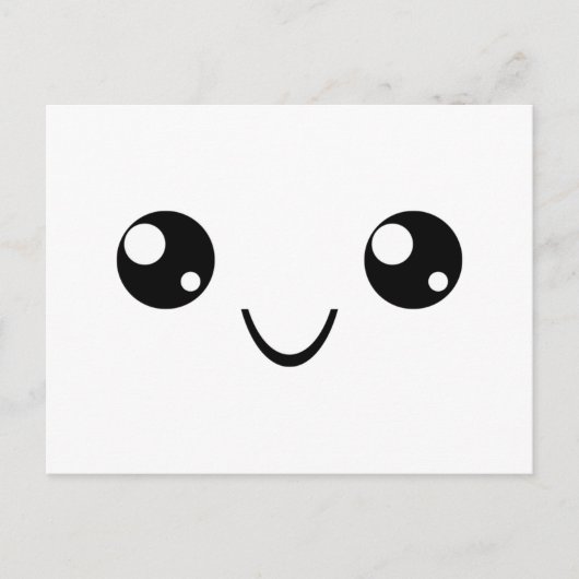 Smile Face Postkarte (Vorderseite)