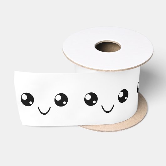 Smile Face Satinband (Spule)