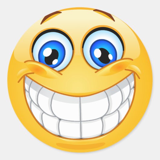 Smile Face Sticker (Vorderseite)