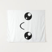 Smile Face Wandteppich (Vorderseite (Horizontal))