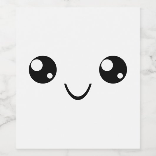 Smile Face Weinetikett (Einzelnes Label)
