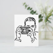 Smile Flash Postkarte (Stehend Vorderseite)