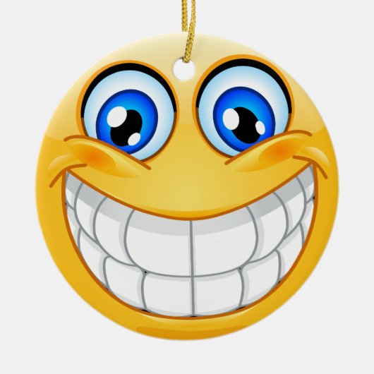 Smile Friendship Ornamenet Keramik Ornament (Vorne)