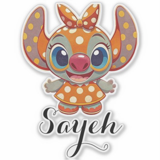 Smile funny aufkleber (Vorderseite)