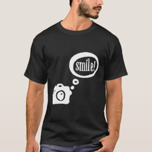 Smile Funny Niedlich Fotografy Camera Picture Shir T-Shirt