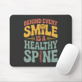 Smile Gesunder Spine Chiropraktor Zitat Design Mousepad (Mit Mouse)