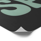 Smile Gesunder Spine Chiropraktor Zitat Design Poster (Ecke)