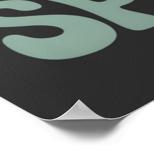 Smile Gesunder Spine Chiropraktor Zitat Design Poster (Ecke)