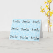 Smile-Greeting Cards Karte (Gelbe Blume)