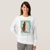 Smile Grizzly & Polar Bär mit ihrem Pizzly Cub T-Shirt (Vorne ganz)