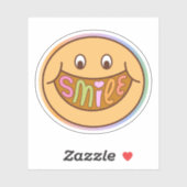 Smile Happy Face Face Sticker (Blatt)