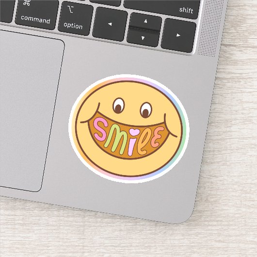 Smile Happy Face Face Sticker (Detail)