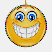 Smile Happy Face Friendship Ornamenet - SRF Keramikornament (Vorne)