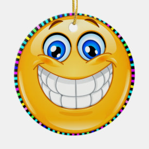 Smile Happy Face Friendship Ornamenet - SRF Keramikornament