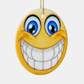 Smile Happy Face Friendship Ornamenet - SRF Keramikornament (Rechts)
