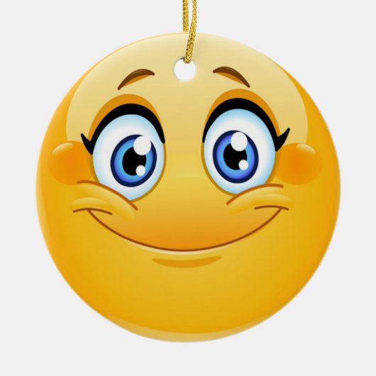 Smile Happy Face Friendship Ornament (Vorne)