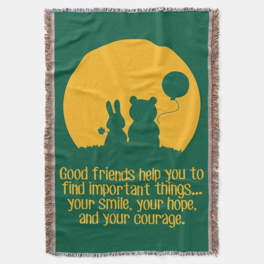 Smile, hope, courage decke (Vorderseite Vertikal)