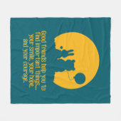 Smile, hope, courage fleecedecke (Vorderseite (Horizontal))