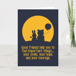 Smile, hope, courage karte