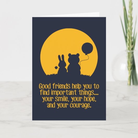 Smile, hope, courage karte (Vorderseite)