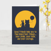 Smile, hope, courage karte (Gelbe Blume)