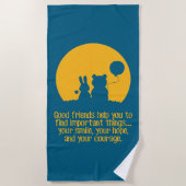 Smile, hope, courage strandtuch (Vorderseite)