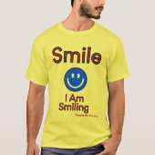 SMILE...I Am Smiling Thanks Parkinson's T-Shirt (Vorderseite)
