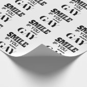 Smile if you are Gay Geschenkpapier (Ecke)