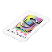Smile It could Be Worse Refrigerator  Magnet (Linke Seite)